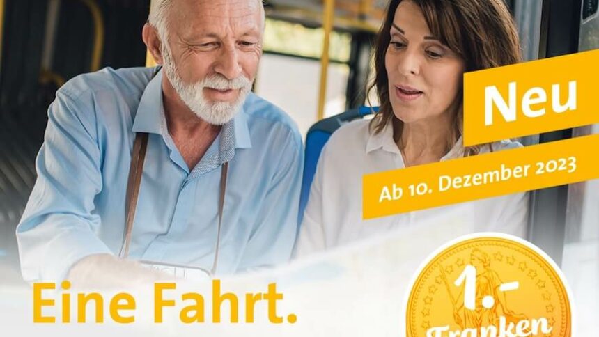 Es geht doch: Eine Fahrt. Ein Franken.