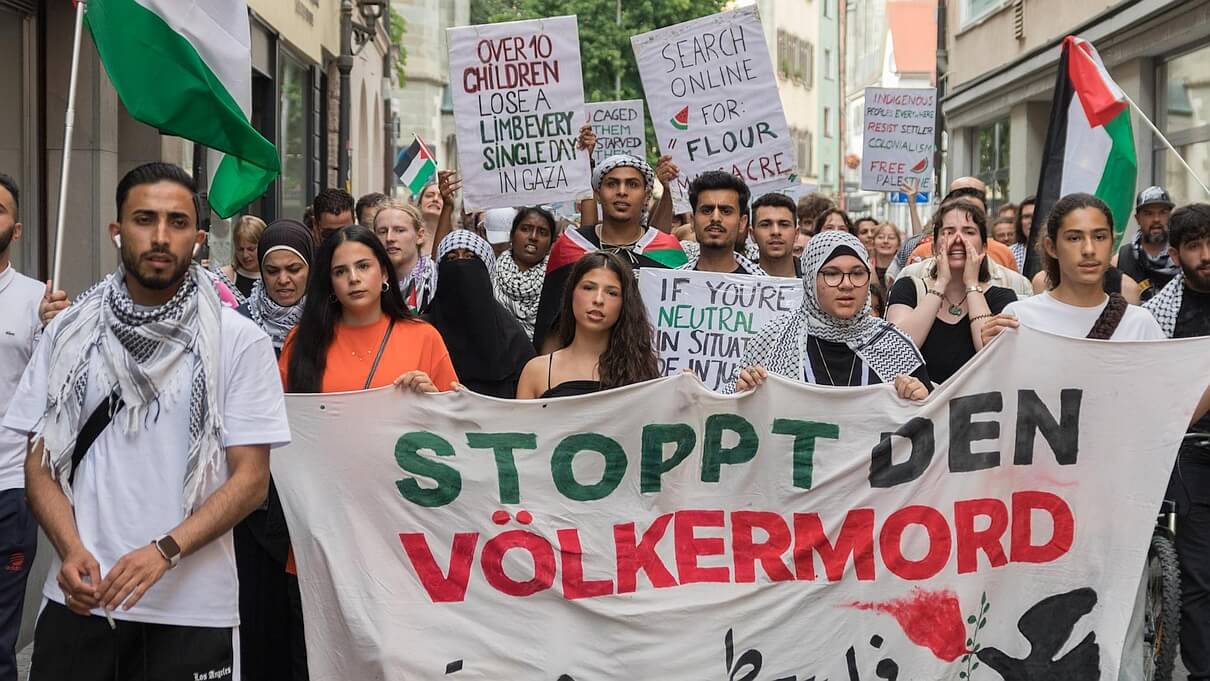 Demo rettet Gaza am 19.7.2024 © Felix Müller