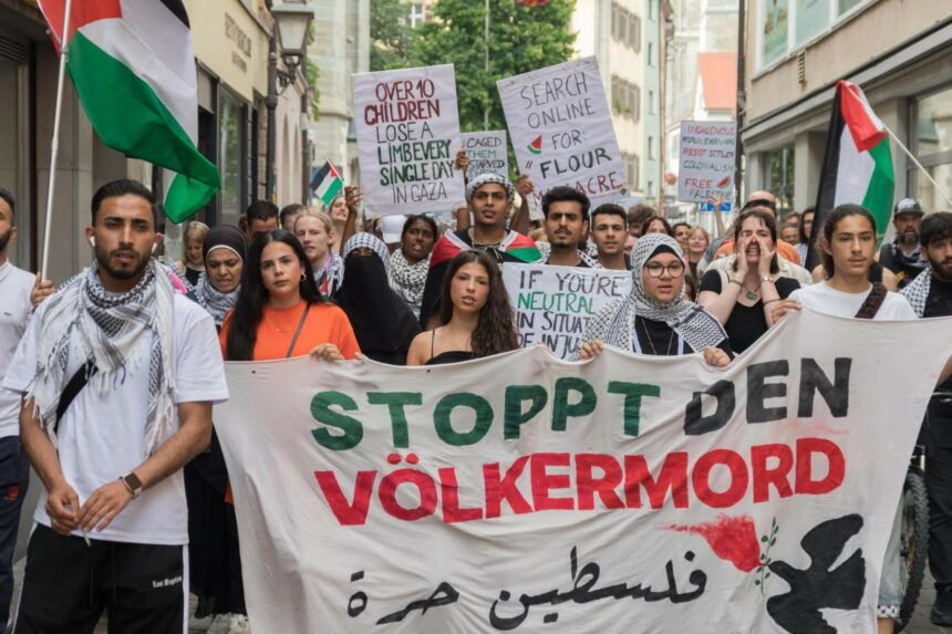 Demo rettet Gaza am 19.7.2024 © Felix Müller