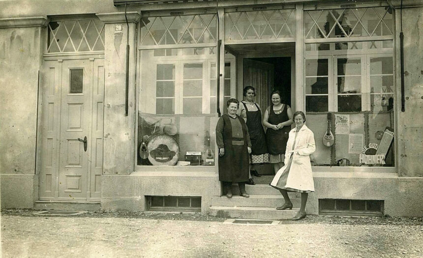 Musikhaus Schächle vor 1963 © Stadtarchiv Singen