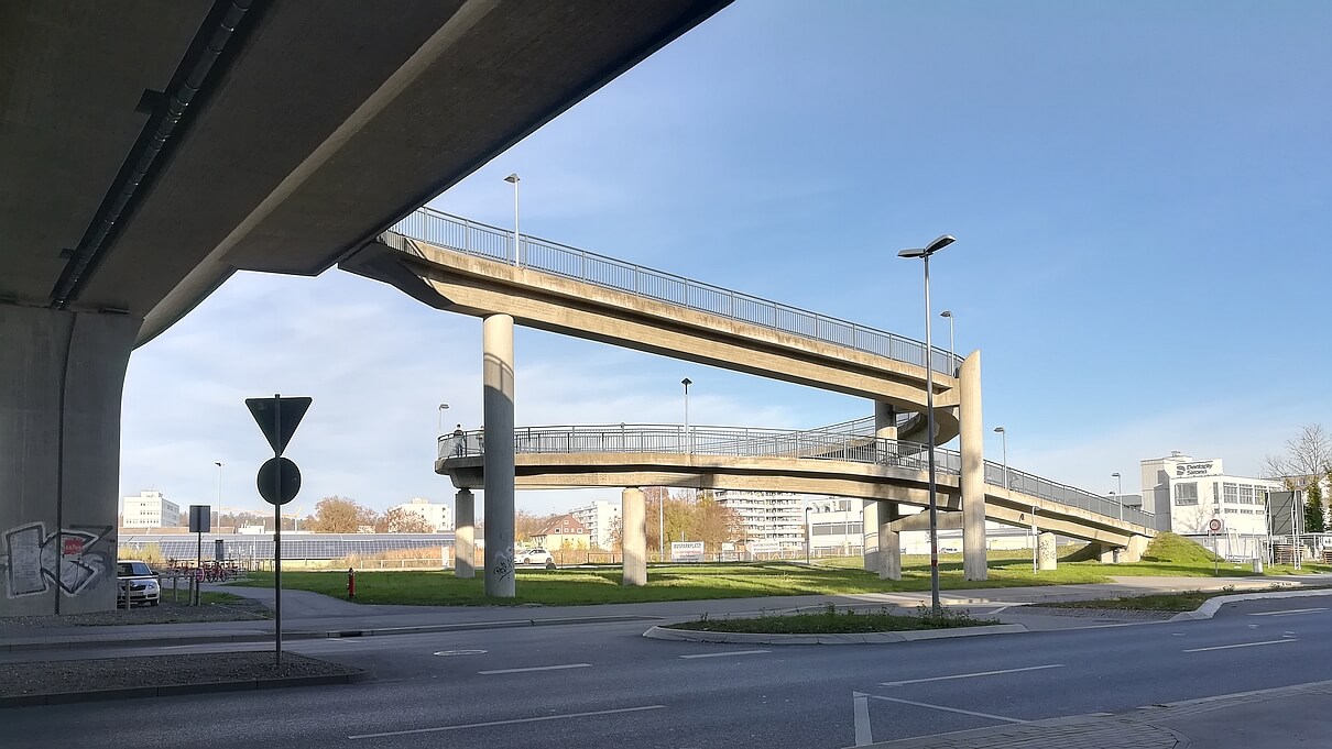 Neue Rheinbrücke am 21.11.2020 © Harald Borges