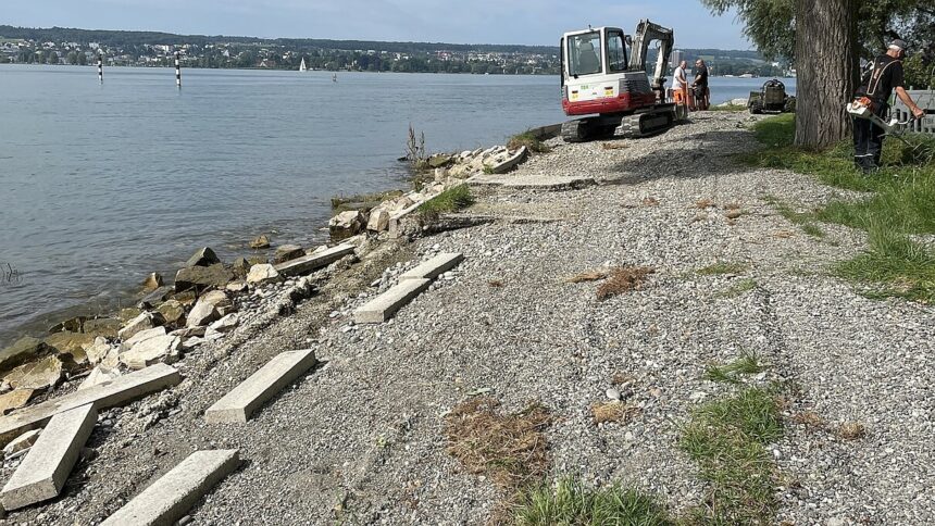 Schäden Am Seeuferweg Kompr © Stadt Konstanz