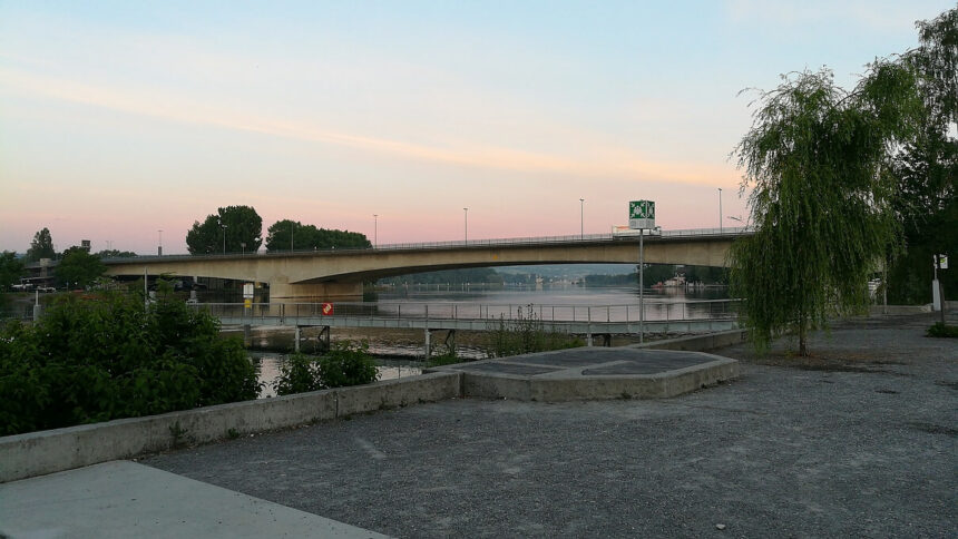 Neue Rheinbrücke am 24.06.2019 © Harald Borges