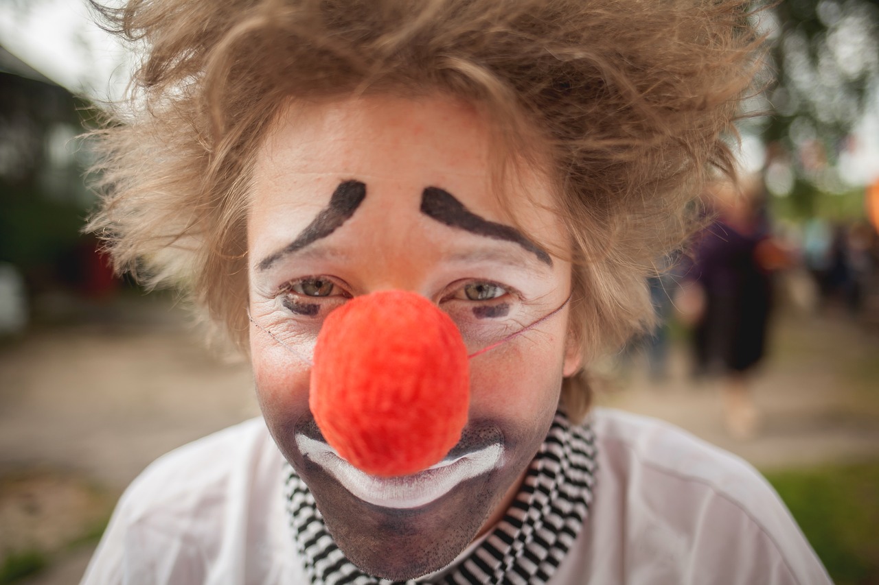 Clown, Bild von u_8s198eh7qk-26187014 auf Pixabay