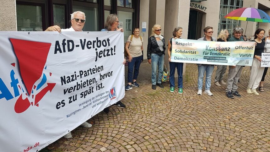 Demo gegen AfD im Kreistag 22.07.2024 © Holger Reile