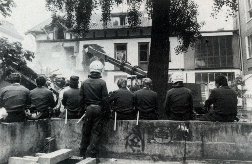 Abriss Fischmarkt 1984 © Nebelhorn 1984