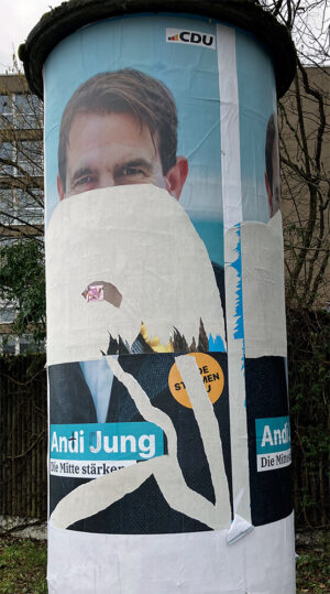 Cdu Jung Plakat Wahl 2025 © Pit Wuhrer