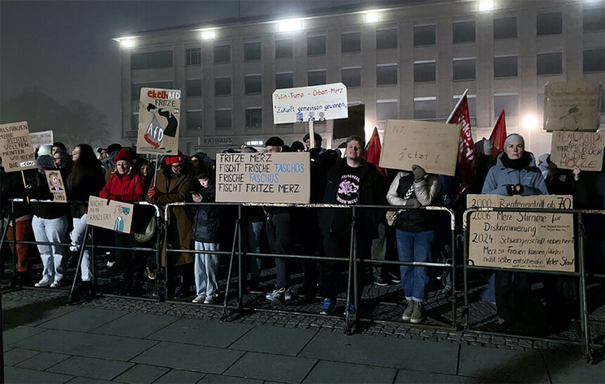 Demo Gegen Merz Singen 2024 02 05 © Pit Wuhrer