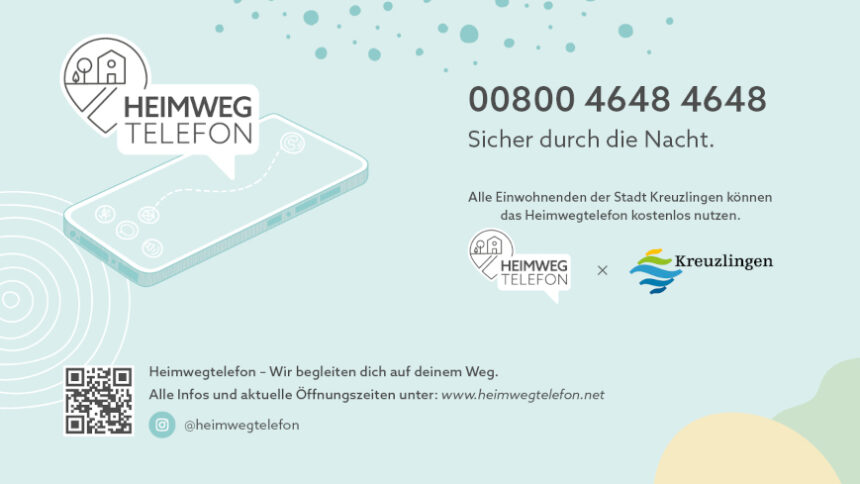 Sicher durch die Nacht mit dem Kreuzlinger Heimwegtelefon