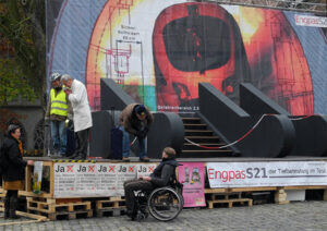 Kulisse Für Protestkundgebung S21 Konstanz 2011 ©pw