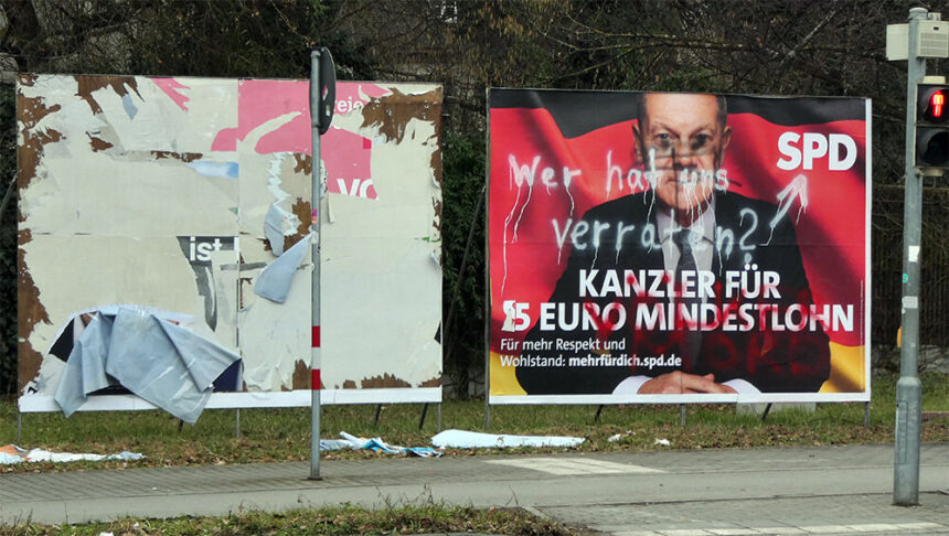 Spd Plakat Wahlkampf 2025 © Pit Wuhrer