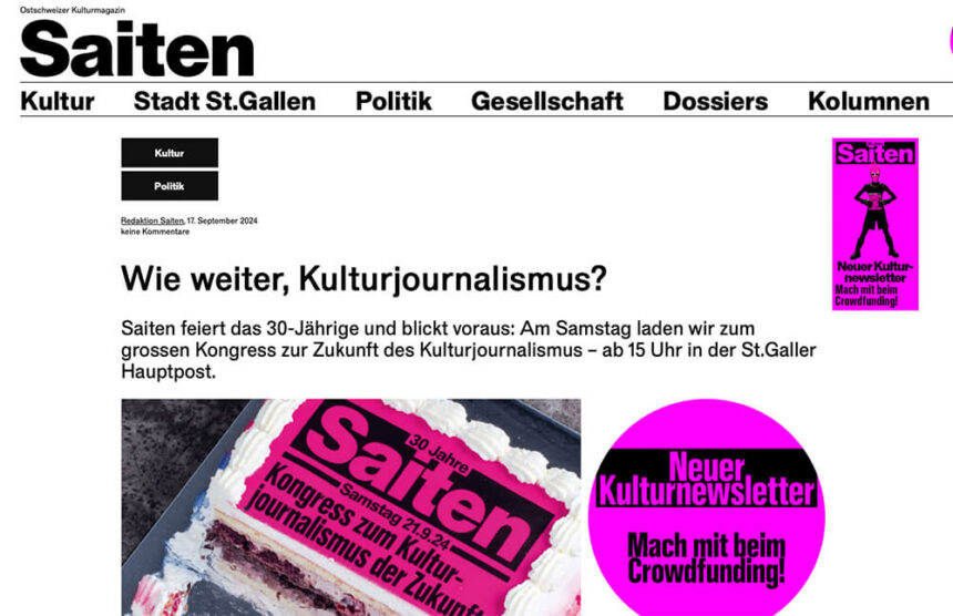 Saiten Website Screenshot