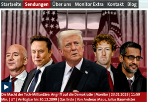 Screenshot Monitor Sendung Macht Der Milliardäre