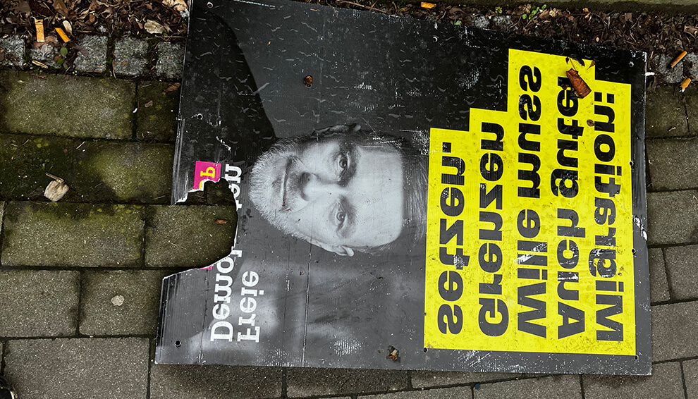 Wahlplakat FDP Wahl 2025 © Pit Wuhrer